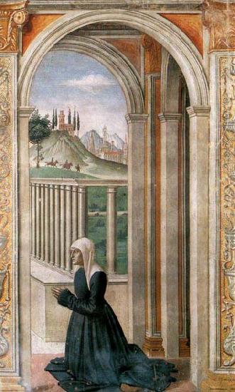 GHIRLANDAIO, Domenico Portrait of the Donor Francesca Pitti-Tornabuoni china oil painting image